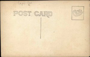 Cape Cod? Bide-a-Wee Porch Deck Scene c1910 Real Photo Postcard