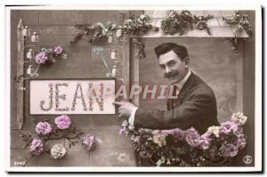 Old Postcard Fancy Jean Surname