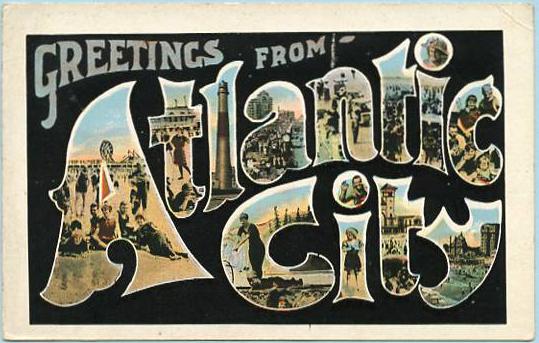 Large Letter - Greetings from Atlantic City