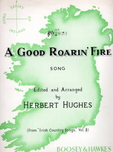 A Good Roarin' Fire WW1 Irish War Antique Sheet Music