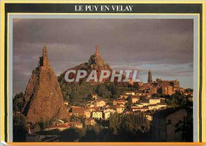 Modern Postcard Le Puy en Velay Haute Loire General view