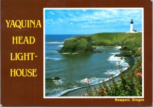 Postcard OR Newport  - Yaquina Head Lighthouse