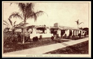 1920s Barney's Tavern Lake Wales FL Postcard