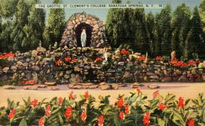 NY - Saratoga Springs. The Grotto, St Clement's College