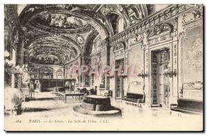 Paris Old Postcard The Senate's throne room