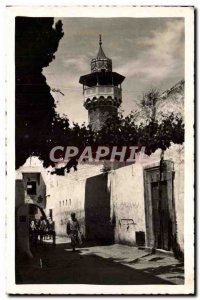 Tunisia Old Postcard Tunis Minaret of Sidi Ben Ziad