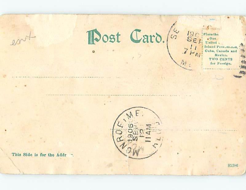 Pre-1907 FORT KNOX Bucksport - Near Bangor ME hp9306