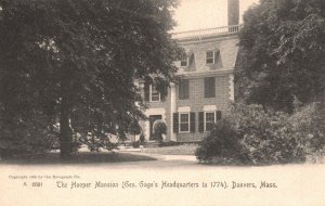 Vintage Postcard Hooper Mansion Gen. Gage's Headquarters Danvers Massachusetts