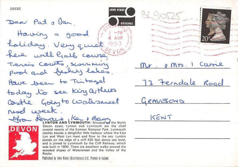 BR90525 valley of rocks lynton devon  uk