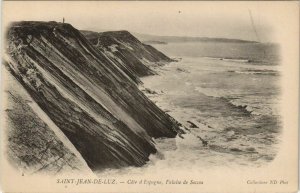 CPA St Jean de Luz Falaise du Socoa FRANCE (1123637)