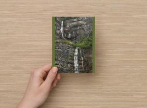 Set of 6 Handmade Postcards, Bridal Veil Falls Waterfall Provo Canyon Utah