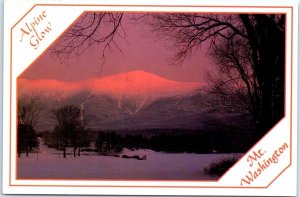 Postcard - Alpine Glow on Mt. Washington, White Mountains - New Hampshire
