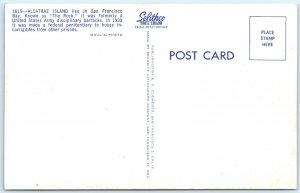 c1950s San Francisco, CA Alcatraz Island Jail Prison Penitentiary Selithco A315