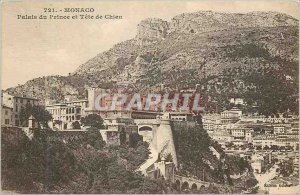 'Old Postcard MONACO Prince''s Palace and Dog Tele'