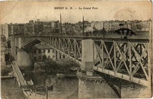 CPA BREST - Le Grand Pont (252725)