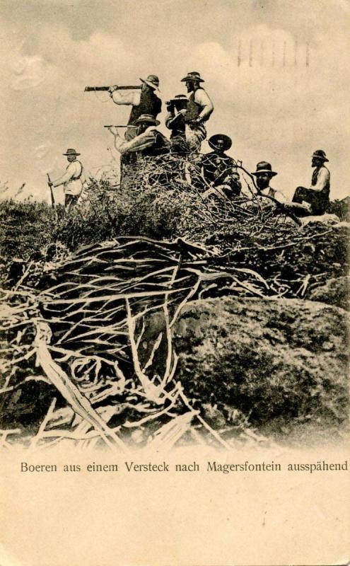 South Africa - Cape Colony, Magersfontein. December 11, 1899, Boer Farmers Sc...