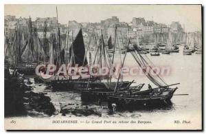 Postcard Douarnenez Grand Old Port Back to Des Barques