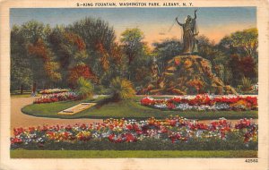 King Fountain Washington Park - Albany, New York NY