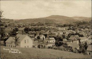 Barre VT From Pleasant St. c1910 Real Photo Postcard