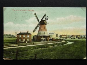 London BARKING The Old Wellington Windmill c1906 Postcard by S.G. Wittick