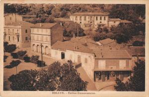 Dellys Algeria School Buildings Street Scene Antique Postcard (J34650)