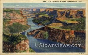 Lava Terraces - Snake River Canyon, Idaho ID
