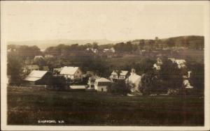 Spofford NH General View c1915 Real Photo Postcard