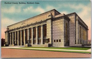 Hartford Connecticut CT, County Court House, Historic Building, Vintage Postcard