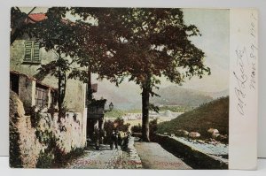 Genova Valle Del Bisagno E. Camposanto Italy 1907 Postcard B13