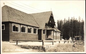 Banff Alberta AB Mt Norquay Lodge Byron Harmon Real Photo 1069 Vintage PC