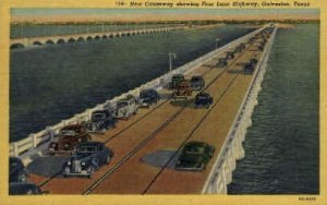 Four Lane Highway - Galveston, Texas TX  