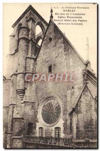 Postcard Old Dungeon Sarlat From I & # 39Ancienne Parish Church Nouvel Hotel ...