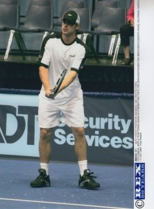 Andy Roddick at Elton John Aids Awareness Event Tennis Press Photo