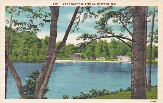 North Carolina Brevard Camp Harry H Straus