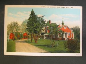 Adams MA Church c1910 Postcard