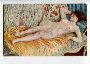 3105773 Nude BELLE Woman SLAVE in HAREM by FRIESEKE vintage PC