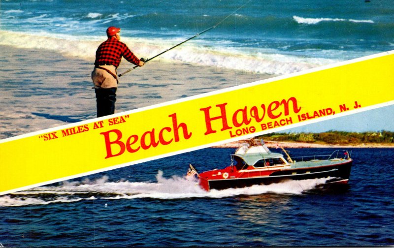 New Jersey Long Beach Island Beach Haven Surf Fishing and Boating