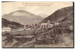 Old Postcard Our Lady of Laus Hautes Alpes General view taken of the Rock or ...