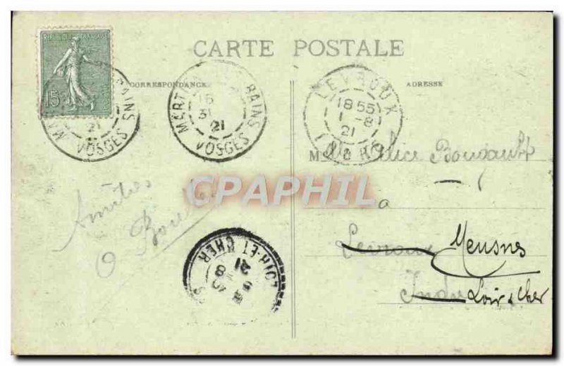 Old Postcard Martigny Les Bains Sources Pavilion