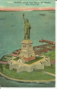 New York City, Bedloe's Island and Statue of Liberty