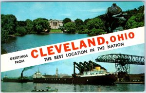 x18 Ohio Mixed LOT 1 c1960s OH Greetings Welcome Postcards Set Chrome Vtg A180