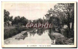 Old Postcard Alencon View Sarthe