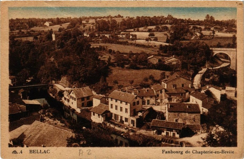 CPA BELLAC Faubourg de Chapterie-en-Brette (390575)