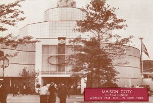 Vintage Postcard 1930's Maison Coty Charm Center World's Fair Long Island NY