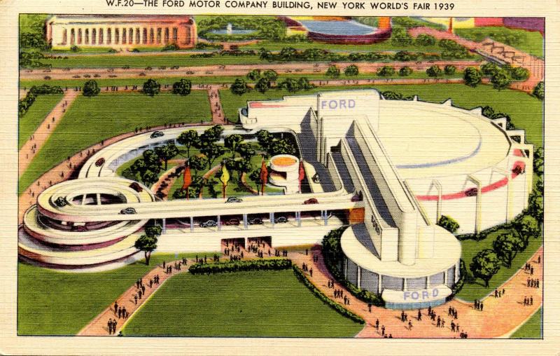 NY - 1939 New York World's Fair. Ford Motor Company Building