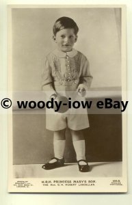 r0149 - Princess Mary's son George Lascelles with a ball - postcard