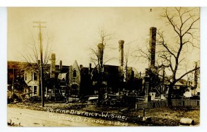  OH - Dayton. West Side Flood Destruction, March 28, 1913    RPPC