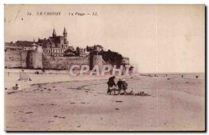 Old Postcard Le Crotoy Beach