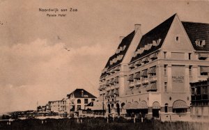 Netherlands Noordwijk Aan Zee Palace Hotel Vintage Postcard 09.86