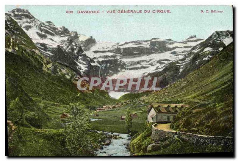 Old Postcard Gavarnie Cirque General view